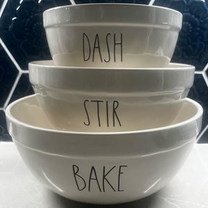 Rae Dunn dash stir and bake bowls
